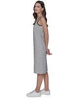 Karl Lagerfeld Paris Women's Striped Midi Dress