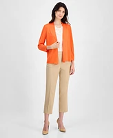 Kasper Women's Open-Front A-Line Cardigan, Regular & Petite Sizes