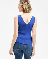 Tommy Hilfiger Women's Crochet-Trim Sweater Tank Top