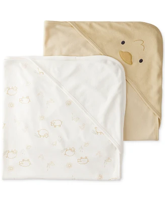 Carter's Baby Hooded Terry Towels, 2 Pack
