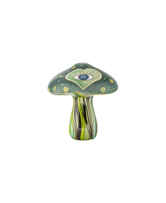 Loving Earth - Evil Eye Heart Mushroom Statue