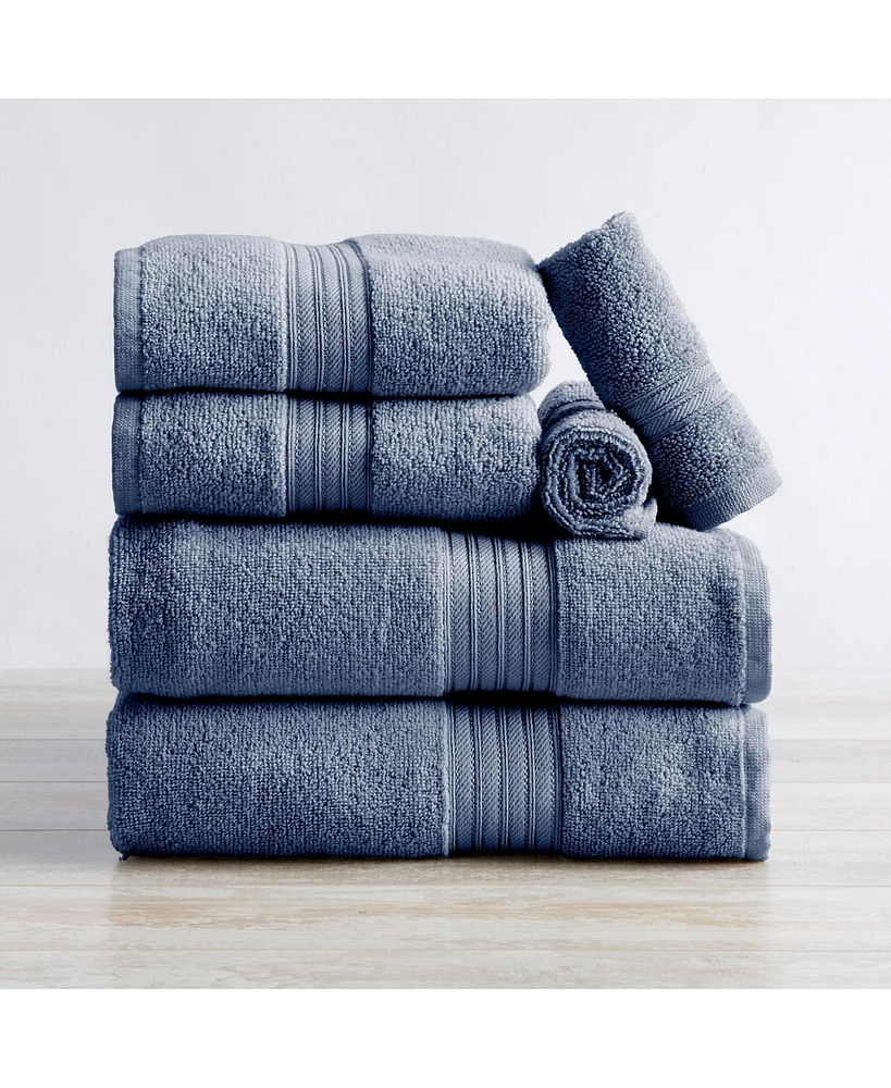 Linery & Co. Quick-Drying Cotton -Piece Bath Towel Set