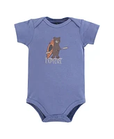 Hudson Baby Boys Cotton Bodysuits, Outdoorsy Cub, Preemie