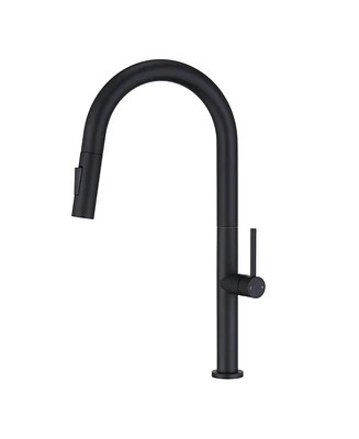 Premium Kitchen Faucet with Germany Neoperl Hose, Stainless Steel Construction, Easy Installation, and Durable Ceramic Cartridge