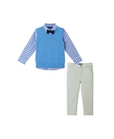 Andy & Evan Toddler Boys Toddler/Child Long Sleeve Buttondown Pant Set