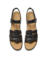 Clarks Collection Women's Elizabelle Kay Riptape Flat Sandals