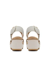 Clarks Collection Women's Wrenly Eve Wedge Sandals