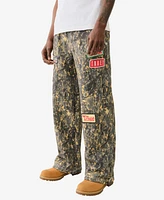 True Religion Men's Big T Buddha Camo Sweatpants