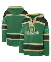 '47 Brand Men's Kelly Green Toronto Maple Leafs St. Patrick's Day McLucky Superior Lacer Pullover Hoodie