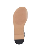 Marc Fisher Ltd Women's Lille Ankle Strap Flat Thong Sandals