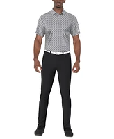 Pga Tour Men's Short Sleeve Toucan Print Golf Polo Shirt