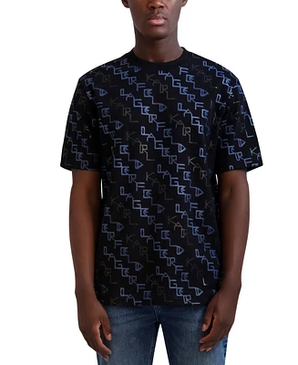 Karl Lagerfeld Paris Men's Cascading Logo T-Shirt