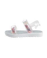 Bebe Toddler Girls Loose Glitter Straps Sandals