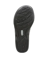 LifeStride Women's Delight Washable Slide Wedge Sandals