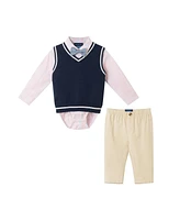 Andy & Evan Baby Boys Long Sleeve Buttondown & Pant Set