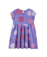 Andy & Evan Toddler Girls Toddler/Child Smiley Print Jersey Dress