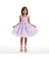 Andy & Evan Little Girls Toddler/Child Ditsy Floral Print Ruffle Tiered Dress