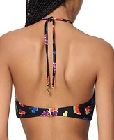 Kate Spade New York Women's Fruits Bandeau Ring Bikini Top