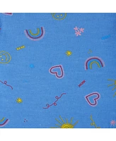 Andy & Evan Toddler Girls Toddler/Child Blue Printed Jersey Dress
