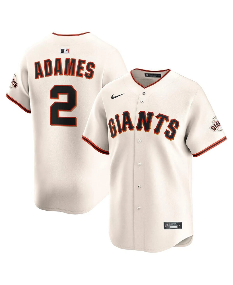 Nike Men's Willy Adames Cream San Francisco Giants Alternate Limited Player Jersey