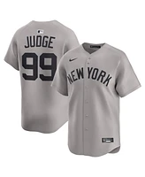 Nike Men's Aaron Judge Gray New York Yankees Road Limited Player Jersey