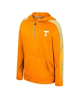 Colosseum Big Boys and Girls Tennessee Orange Volunteers Lumen Long Sleeve Quarter-Zip Hooded Windshirt