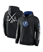 Fanatics Men's Black Tampa Bay Lightning Big City Legacy Fleece Pullover Hoodie