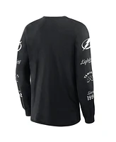 Fanatics Men's Black Tampa Bay Lightning Boxed Legacy Long Sleeve T-Shirt