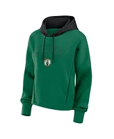 Fanatics Women's Kelly Green Boston Celtics Post Up Boxy Pullover Hoodie