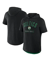 Fanatics Men's Black Boston Celtics Pass Legend Hooded T-Shirt