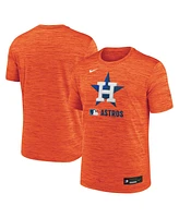 Nike Men's Orange Houston Astros Authentic Collection Velocity Performance Practice T-Shirt
