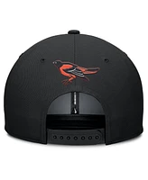 Nike Men's Gray/Black Baltimore Orioles Pro Performance Snapback Hat