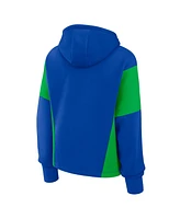 Fanatics Women's Blue Seattle Sounders Fc Oversized Goalkeeper Legacy Pullover Hoodie