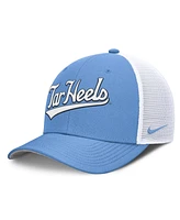 Nike Men's Carolina Blue North Carolina Tar Heels 2025 Dugout Coaches Rise Performance Trucker Adjustable Hat