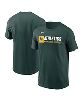 Nike Men's Green Athletics Team Block T-Shirt