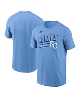 Nike Men's Light Blue Kansas City Royals Cooperstown Collection Retro T-Shirt
