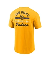 Nike Men's Gold San Diego Padres 2-Hit T-Shirt