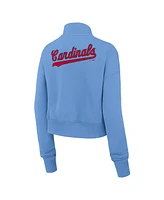 Nike Women's Light Blue St. Louis Cardinals Cooperstown Collection Phoenix Fleece Half-Zip Sweatshirt
