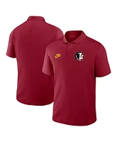 Nike Men's Garnet Florida State Seminoles Primetime Victory Legacy Vault Logo Performance Polo Shirt