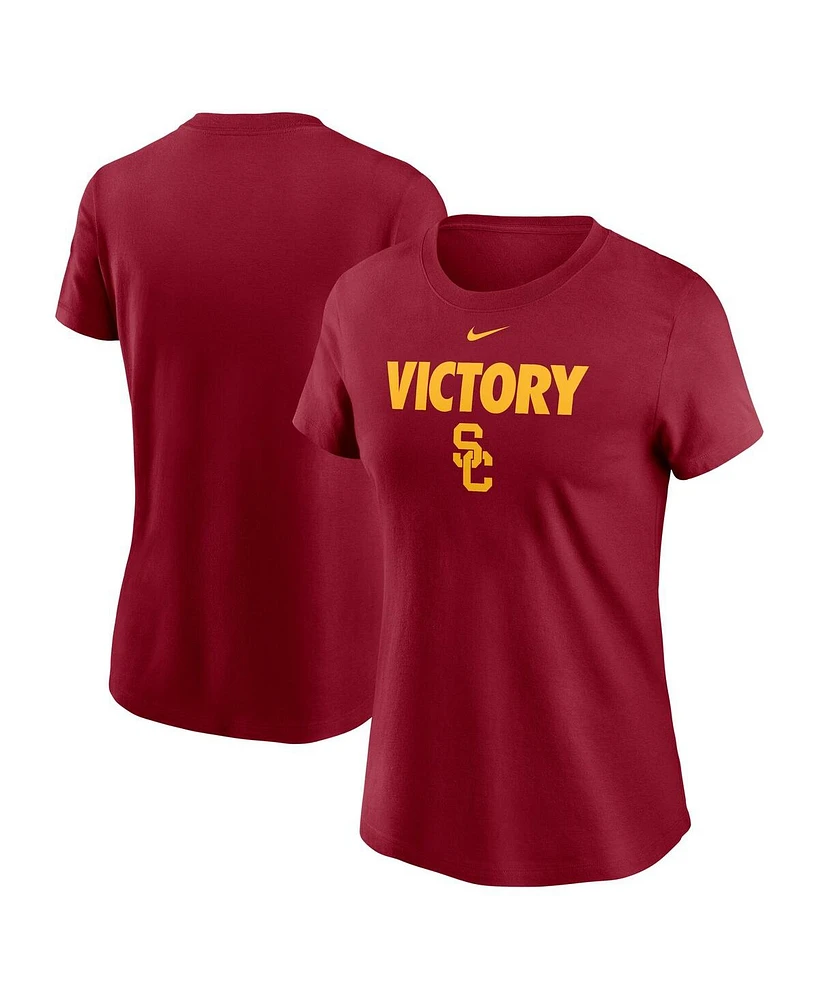 Nike Women's Cardinal Usc Trojans Local Ultimate Chant T-Shirt