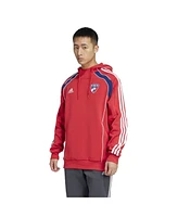Adidas Men's Red Fc Dallas 2025 Travel Pullover Hoodie