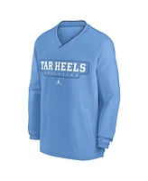 Jordan Men's Carolina Blue North Tar Heels 2024 Sideline Pullover Wind shirt