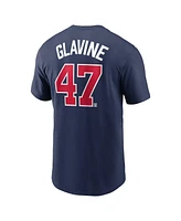 Nike Men's Tom Glavine Navy Atlanta Braves Fuse Name Number T-Shirt