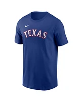 Nike Men's Corey Seager Royal Texas Rangers Fuse Name Number T-Shirt