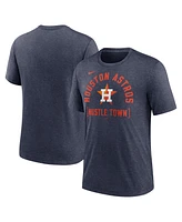 Nike Men's Heather Navy Houston Astros Swing Big Tri-Blend T-Shirt