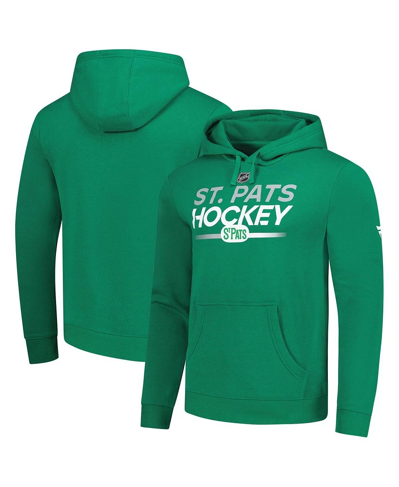 Fanatics Men's Green Toronto St. Pats Authentic Pro Alternate Wordmark Pullover Hoodie