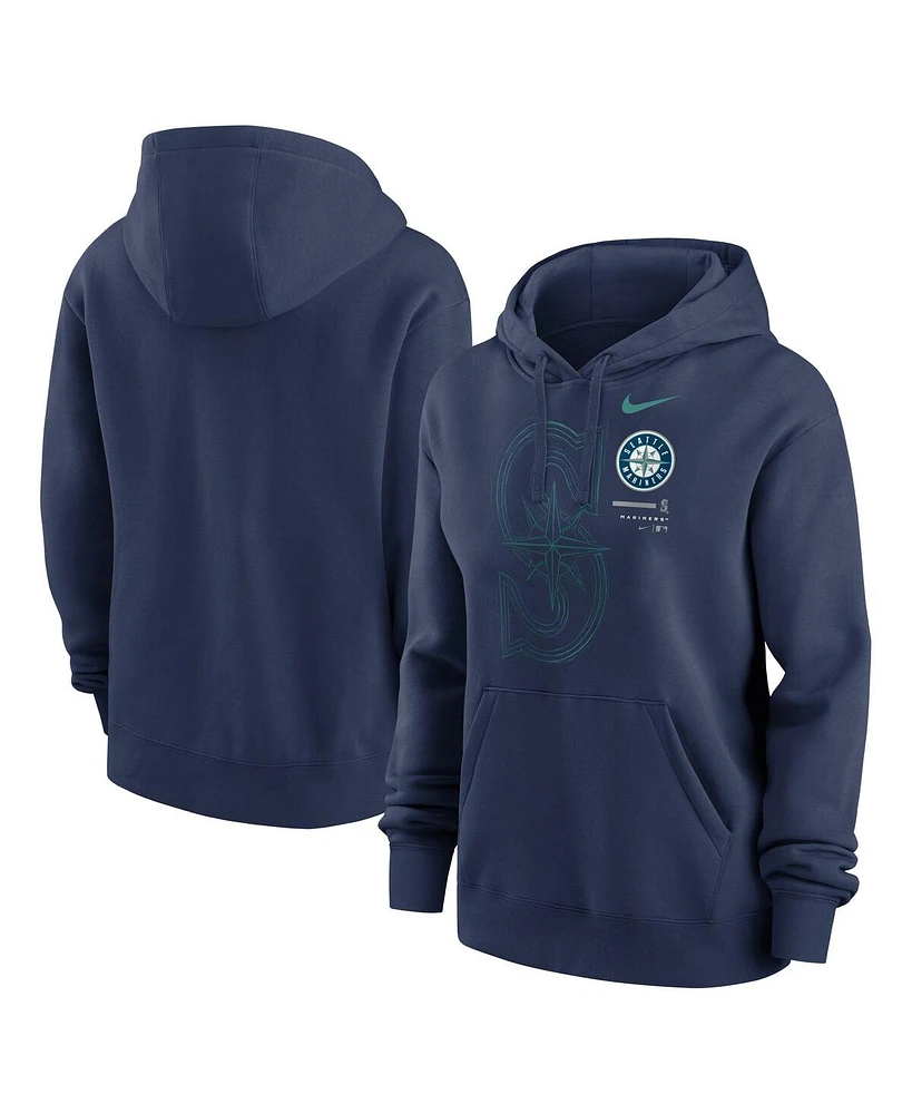 Nike Women's Navy Seattle Mariners Big Game Pullover Hoodie