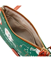 Dooney & Bourke Miami Hurricanes Top Zip Crossbody Purse