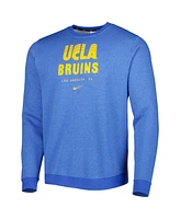 Men's Nike Blue Ucla Bruins Vault Stack Club Fleece Pullover Sweatshirt
