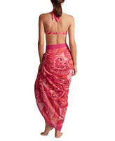 Lauren Ralph Lauren Women's Tied Border Pareo Cover-Up